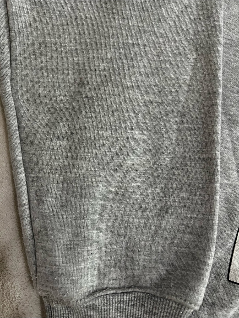 Wound Up Light Heather Gray Sweatshirt with Pink Ghost Comic Panels - Picture 4 of 4